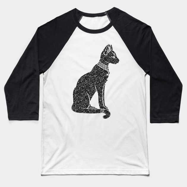 Bastet Baseball T-Shirt by pandascool